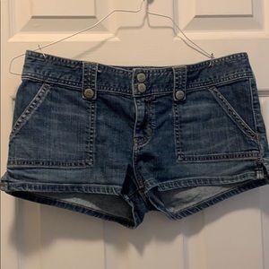 Abercrombie and Fitch short denim shorts